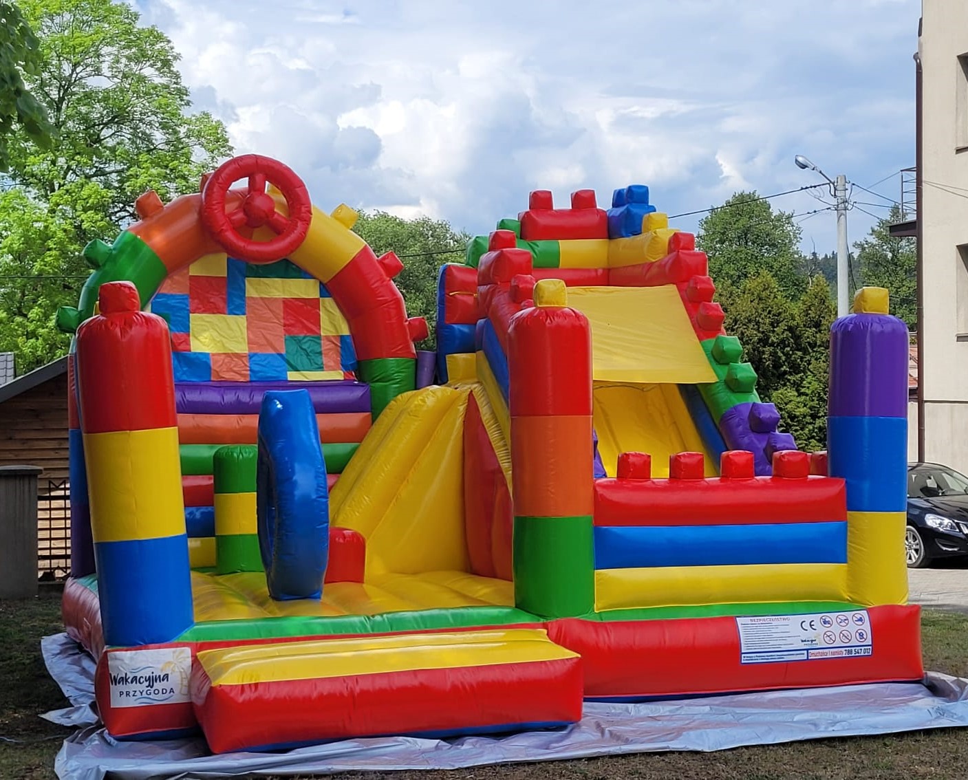 Mały dmuchaniec Lego